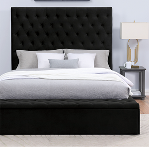 ATHENELLE Cal.King Bed, Black image