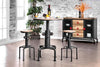 Foskey Antique Black Bar Stool (2/CTN)