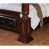 Mandalay Brown Cherry Queen Bed