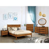 LENNART I Gray & Oak Full Twin Bed