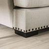 PICOTEE Loveseat, Light Gray/Black