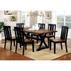 ALANA Antique Oak/Black Dining Table