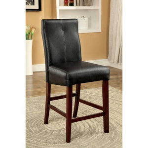 BONNEVILLE II Brown Cherry/Black Counter Ht. Chair (2/CTN) image
