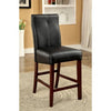 BONNEVILLE II Brown Cherry/Black Counter Ht. Chair (2/CTN)