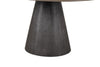 Broager 5 Pc Dining Table Set (Light Gray Swivel Chairs)