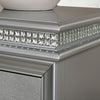 MADDIE E.King Bed, Silver