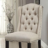 Wingback Chair, Beige (2/CTN) image