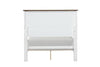 Pinetop Twin & Full Bed White & Blue