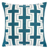 Kari Teal 20" X 20" Pillow, Turquoise image