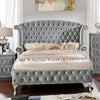 Alzir Gray & Black Queen & E.King Bed