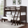 STAMOS Twin/Full Bunk Bed, Walnut image