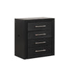 Ashbourne Bedside Vanity Set with Stool Contemporary
