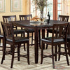 Edgewood II Espresso Square Counter Ht. Table