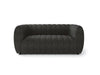 AVERSA Loveseat, Black, Gray, & White