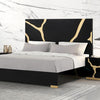 Goldsberg E.King & Queen Bed Grey & Pink