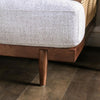 ALESUND Sofa, Beige/Walnut