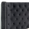 ROSABELLE E.King & Queen Bed, Black, Gray, & Ivory,