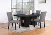 D03 DINING TABLE + D8685 DINING CHAIR GREY image