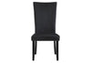 D03 BLACK VELVET DINING CHAIR image