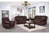 U2200 DOMINO COFFEE POWER RECLINING SOFA/POWER CONSOLE RECLINING LOVESEAT WITH POWER SWITCH/POWER RECLINER