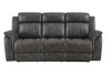 U8517 GREY RECLINING SOFA
