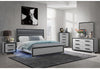 AMELIA GREY BLACK QUEEN BED GROUP W/LED