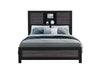 LISBON GREY/BLACK BOOKCASE FULL BED