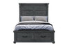 TATUM GREY QUEEN BED WITH STORAGE image