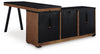 Kallari Credenza with Desk Return