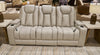 Elevate Edges Reclining Sofa with Drop Down Table
