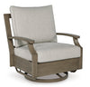 Rainier Ranch Outdoor Swivel Glider Chair with Cushion