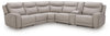 Gravier Power Reclining Sectional with Storage Console