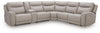 Gravier Power Reclining Sectional with Storage Console