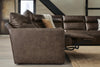 ModZ Power Reclining Sectional with Audio Console