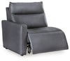 ModZ Power Reclining Sectional Loveseat with Audio Console