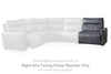 ModZ Power Reclining Sectional with Audio Console