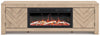 Cayboni 71" TV Stand with Electric Fireplace