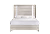 Zambrano White Bed with LED