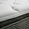 STORMIN White/Gray 13" Euro Pillow Top Mattress, Queen