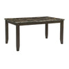 Adia 7 Pc Dinning Table Set Grey & Brown