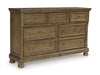 Feddinger Dresser and Mirror