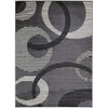 Blitar Brown Black, Brown Cream, & Gray 5' X 7' Area Rug