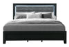 Reid Black Bed Group with LED