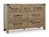 Ridgester Dresser and Mirror