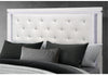 Alina White Bed with LED