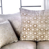 Benigno Love Seat Silver & Gray