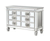 Varian Mirrored & Antique Platinum Server