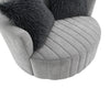 Hoople Channel Tufted Swivel Chair