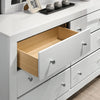 MAGDEBURG Cal.King Bed, Black & White