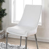 Izzy Silver/White Side Chair, White (2/CTN) image